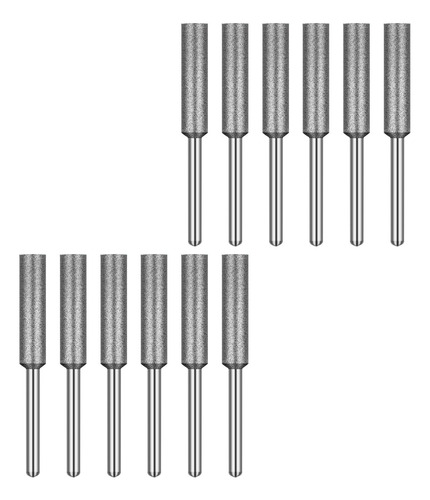 Afilador De Motosierra De Diamante De 12 Piezas, Plata 5,5mm
