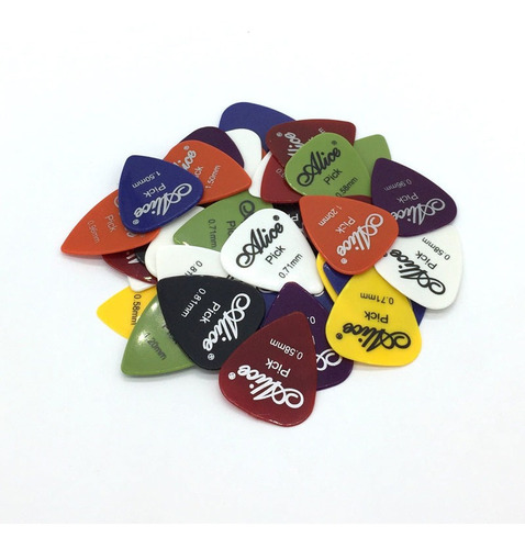  Picks Puas Alice Guitarra X 12 Unidades