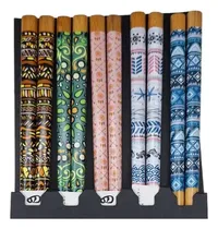 Comprar Set X5 Pares Palitos Chinos Reutilizables De Bamboo