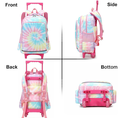Camtop Mochila Con Ruedas De 18 Pulgadas Con Bolsa De A Con