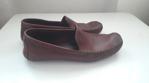 Zapatos Mocasines Petroleo Cuero Marrón Hombre Febo Levis | MercadoLibre