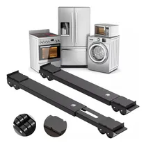 Comprar Base Retráctil Ajustable Para Lavadora Con Ruedas Soporte Compacto De Refrigerador, Rodillo Móvil Para Muebles Pesados Rodillo Extensible Portátil Soporte Telescópico Para Frigorífico Nevera Secadora