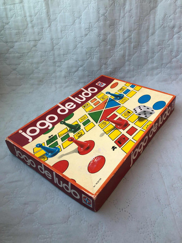 Jogo De Ludo Estrela Completo Antigo E Raro