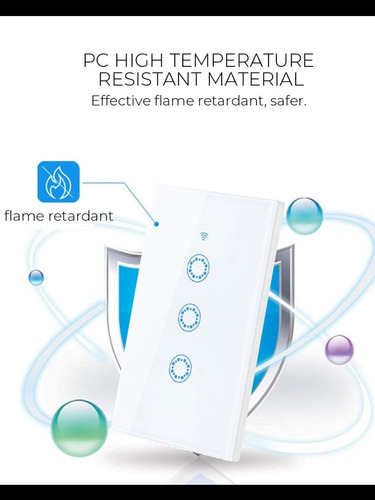 Interruptor Táctil Inteligente Wifi Smart Switch Alexa