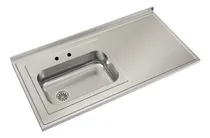 Comprar Mesada Acero Inoxidable Jhonson Bacha Zz52 Izquierda 120x61 