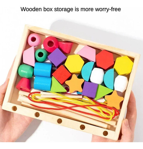 Juego De Rompecabezas Montessori Wooden Toys Que Combinan