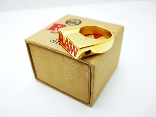 Anillo Raw Oro Diseño Calidad Anillo Gold Raw Life Ocb Lion