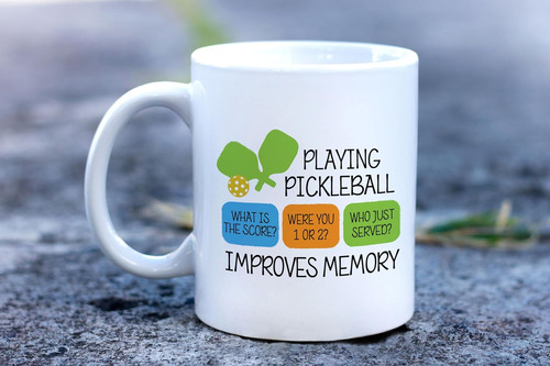 Taza Que Mejora Memoria De Pickleball | Accesorios De P...