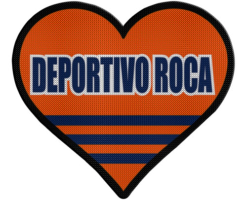 Parche Termoadhesivo Corazon Deportivo Roca Rio Negro