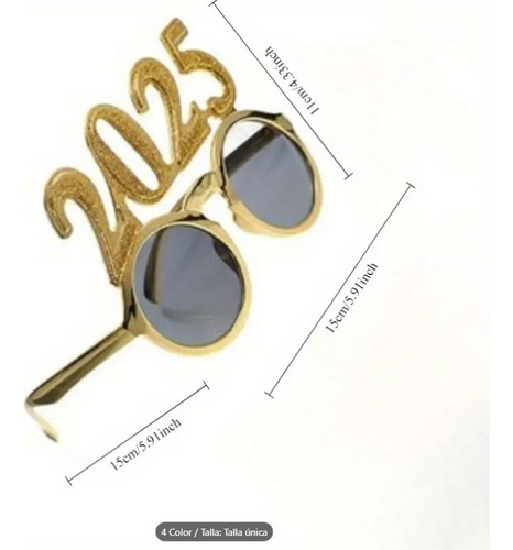 12 Lentes Del 2025 Diamantina Año Nuevo Happy New Year