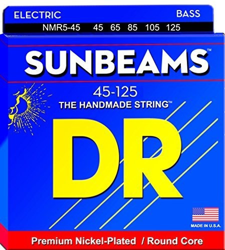 Dr Strings Sunbeam - Bajo De 5 Cuerdas De Núcleo Redondo Niq