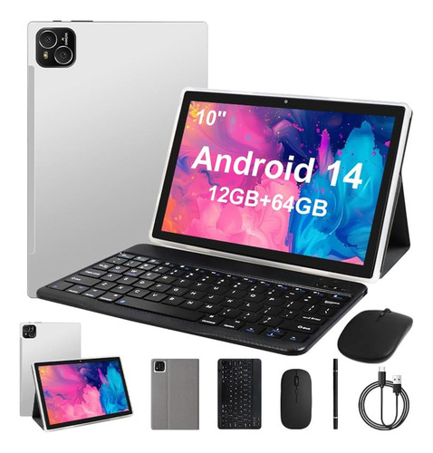 Tableta, Tableta Android 14 Con 12 Gb (4+8) De Ram 64 Gb