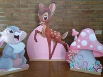 Comprar 4 Animales Del Bosque, Zorrito Madera P Decorar Candy Cumple