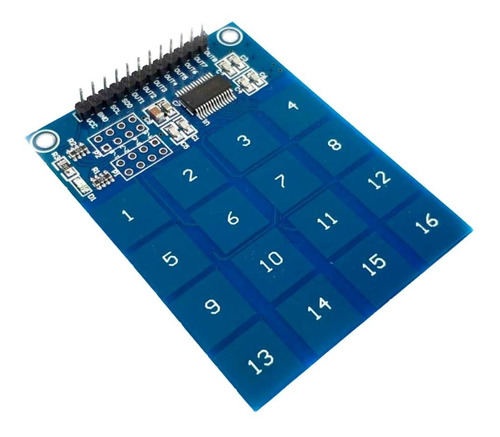 Teclado Matricial Touch Capacitivo 4x4 Ttp229 Arduino Mv