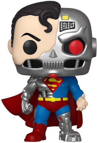 Funko Pop! Heroes: Cyborg Superman Sdcc 2020 Exclusiva Figur