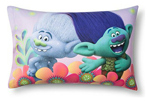 Funda De Almohada Franco Trolls Poppy (twin)