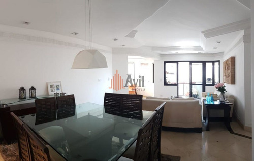 Imagem 5 de 15 de Apartamento Com 3 Dormitórios À Venda, 155 M² Por R$ 1.430.000,00 - Anália Franco - São Paulo/sp - Av4634