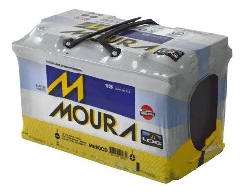 Imagen 2 de 2 de Bateria Moura 12x80 (80ah) Me80cd 31cm Largo