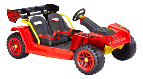 Montable Eléctrico. Dino Dune Buggy. B Recarga 12v. 2 Plazas Color Rojo