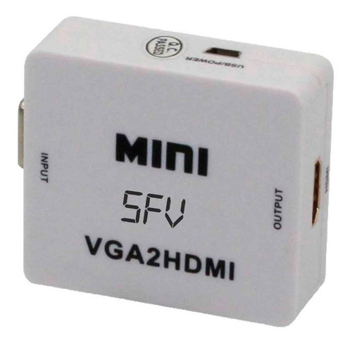 Convertidor Vga A Hdmi Laptop Pc A Tv Video Beam 1080p
