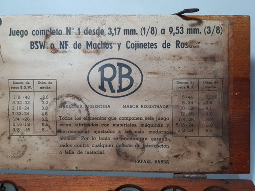 Imagen 5 de 9 de Antiguo Juego Terraja Rb Caja Original Mag 58553