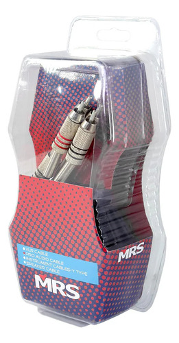 Cable Para Audio Rca A Rca De 6 Metros, Mrs Au044-6m