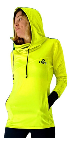 Id551 Buzo Campera Largo Mujer Hartl Fino Liviano Sport