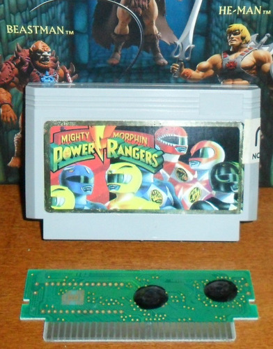 Family Game Famicom Cartucho Mighty Morphin Power Rangers