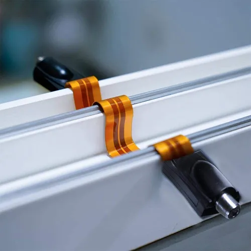 Cable Coaxial Plano Rg6 F Tipo Puente Para Ventanas Y Puerta