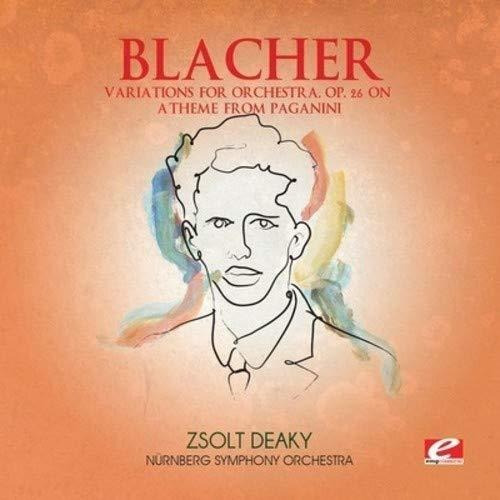 Cd Blacher Variations For Orchestra, Op. 26 On A Theme From