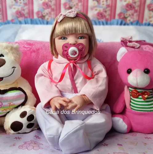 Bebê reborn realista boneca real twin A gemeos - Camarim de Sonhos