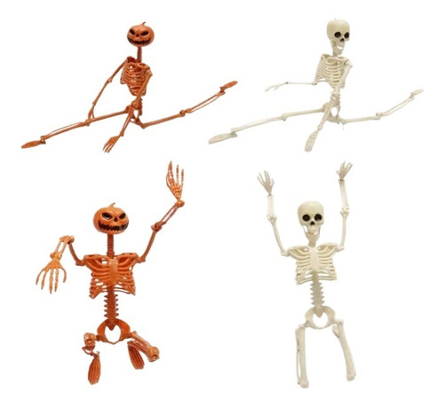 Esqueletos De Horror Halloween Decoraciones Calavera 40cm