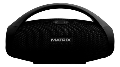 Parlante Bluetooth Portatil Matrix Mini Boom 5w Color Negro