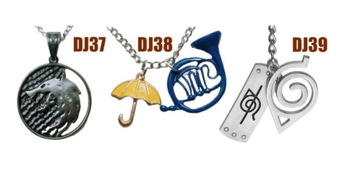Imagen 4 de 4 de Collar Mayoreo 10pzs Nanatsu Taizai Witcher Naruto Uncharted