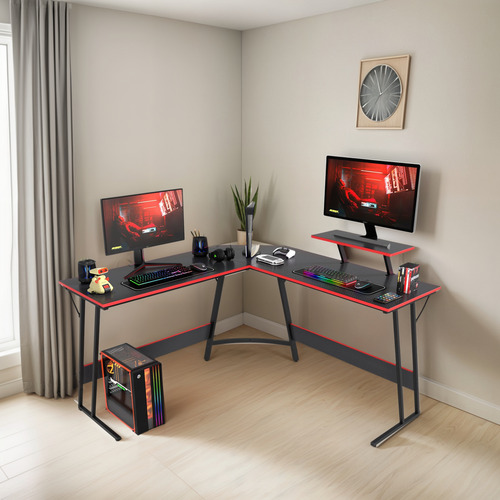 Paylesshere Escritorio Esquinero En Forma De L Para Juegos