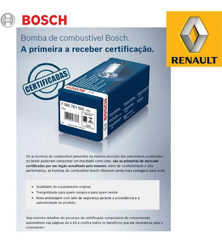 Bomba Combustivel Renault Clio 1.6 16v 2007 Hi-flex Original
