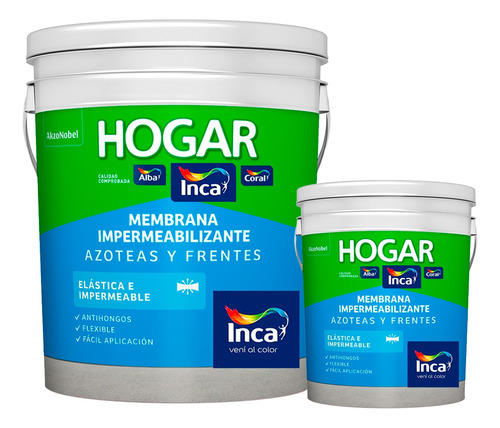 Membrana Liquida Inca Hogar Azoteas Y Frentes 20+4 Kg