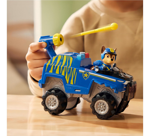 Paw Patrol Jungle Pups Chase Tiger Vehicle Color Azul