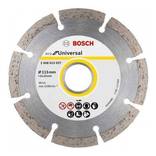 Disco  Eco  Universal Segmentado 4-1/2  Bosch