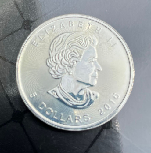 Imagen 1 de 2 de Moneda De 5 Dollars Maple Leaf  - 1 Onza Troy - 966*773*654
