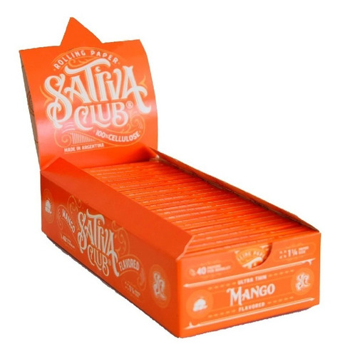  Sativa Club Caja Celulosa Regular Sabor Mango 