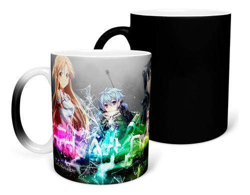 Kirito Sword Art Online Taza Mágica Personalizada Anime 5