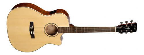 Guitarra Electroacustica Cort Ga-ff Color Beige Material Del Diapasón Laurel