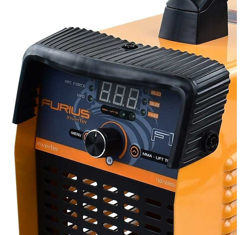Soldador Inversor Portatil 250 Amp Furius Fix 251 110-220v
