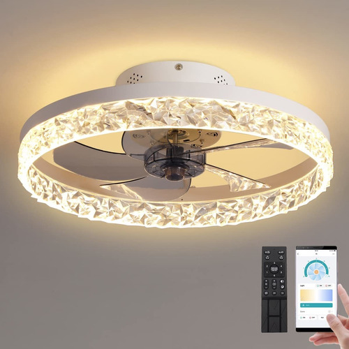 Leniver Ventilador Techo Inteligente 20 Luz Cr Sin Aspa