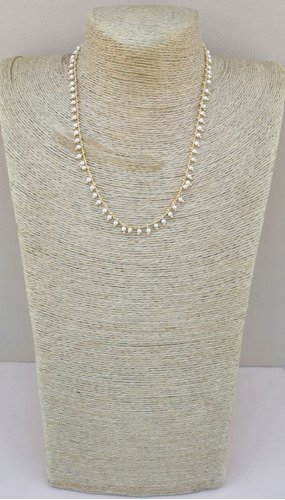 Imagen 2 de 4 de Set 3 Collares Perlas Y Cadena Con Dije Golondrina