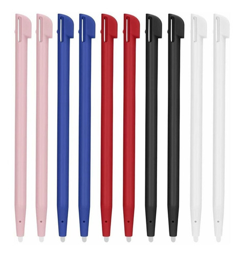 10 Lapices Touch Stylus Pen Para Nintendo 2ds - 5 Colores