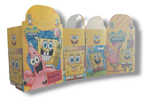 Bob Esponja Pack Para Fiestas 100 Cajas Dulcera Para Cumple