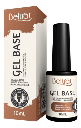 Kit 6 Gel Base Transparente 10ml Beltrat Blindagem Capa Base