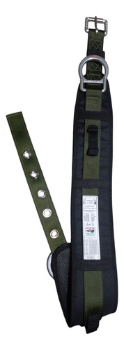 Cinturón Con Bandola Para Liniero Certificado - H. Aluminio Grande Verde Militar